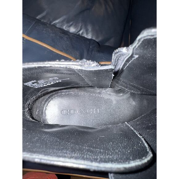 Coach Leather Boots Size 9.5 - Picture 5 of 10